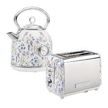 2 Piece Wild Meadow 1.7L Dome Kettle & 2 Slice Toaster Set